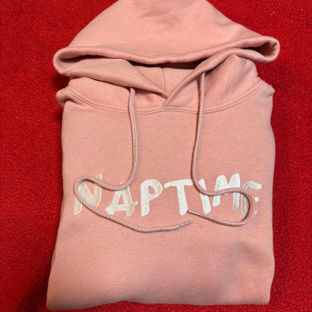 ナップタイム　naptime. Nissy パーカー　イエロー　ピンク