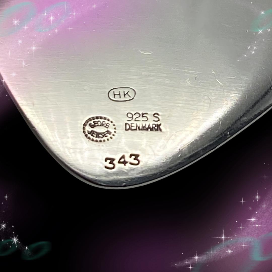 希少　美品ジョージジェンセン　ブローチ　ヘニングコッペル　343　魚　SV925