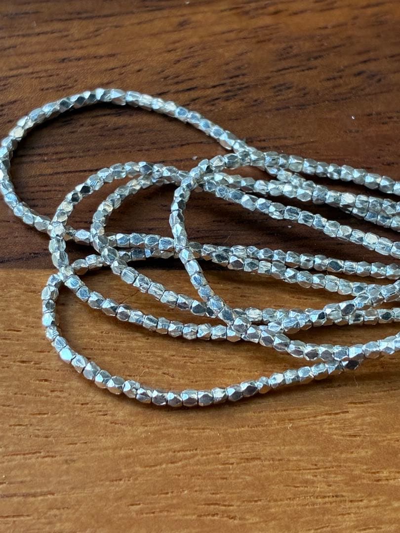 カレンシルバー　ダイヤモンドカット　70cm