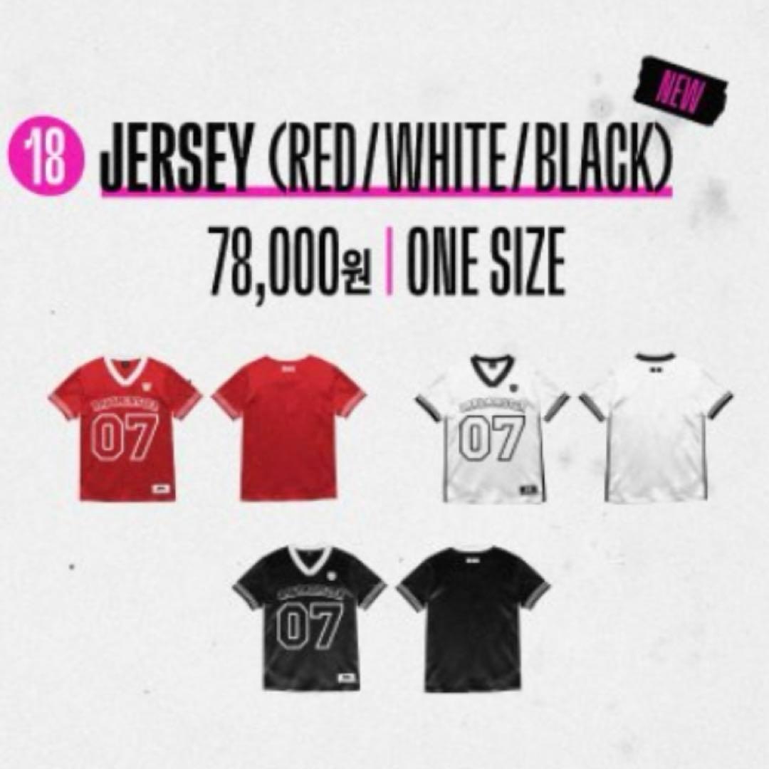 BABYMONSTER ポップアップ ユニフォーム ジャージ 赤 レッド