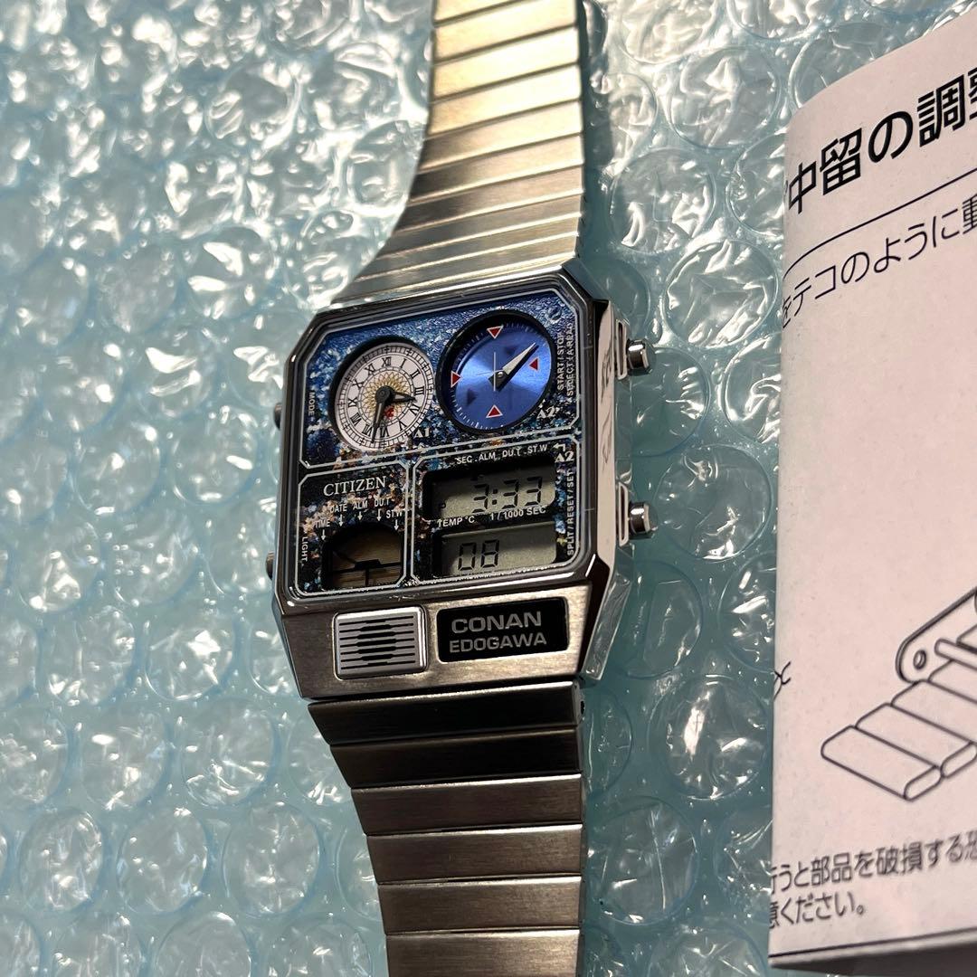 江戸川コナン　名探偵コナン グッズ CITIZEN コラボ ウォッチ　腕時計