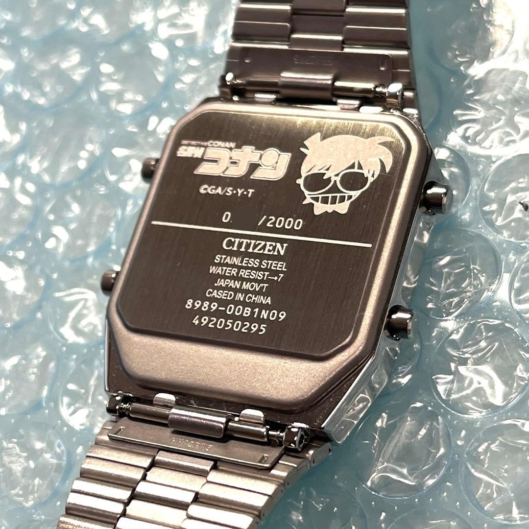 江戸川コナン　名探偵コナン グッズ CITIZEN コラボ ウォッチ　腕時計