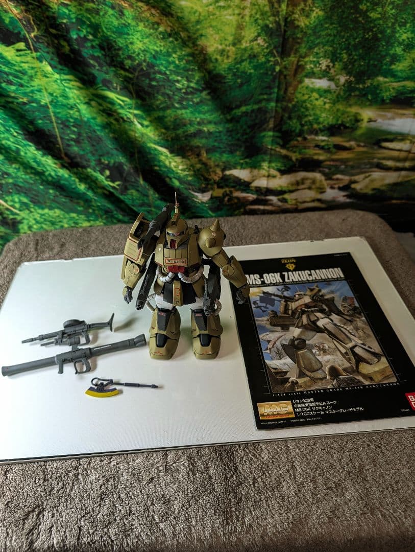 MS-06K　ZAKUCANNON 塗装済み完成品　マスターグレード