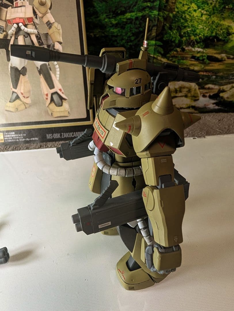 MS-06K　ZAKUCANNON 塗装済み完成品　マスターグレード