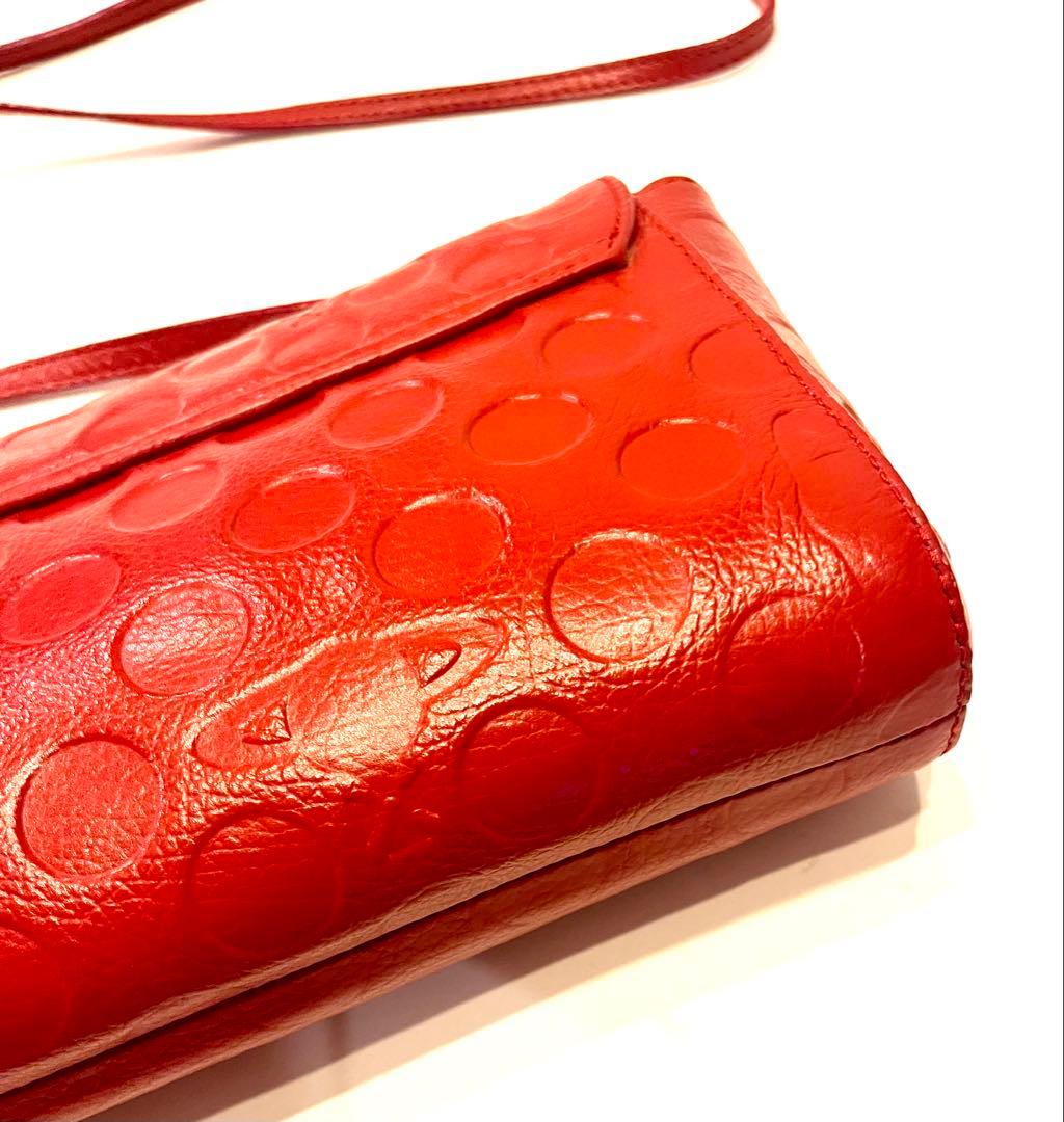 ヴィヴィアン☆ ショルダーバッグ　クロスボディ　斜めがけポーチ　オーブ　赤2