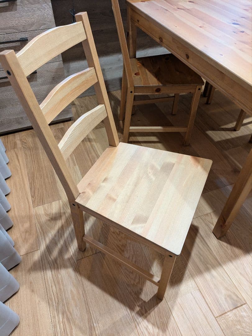引取り限定　IKEA ヨックモック　ダイニングテーブル&チェア　セット