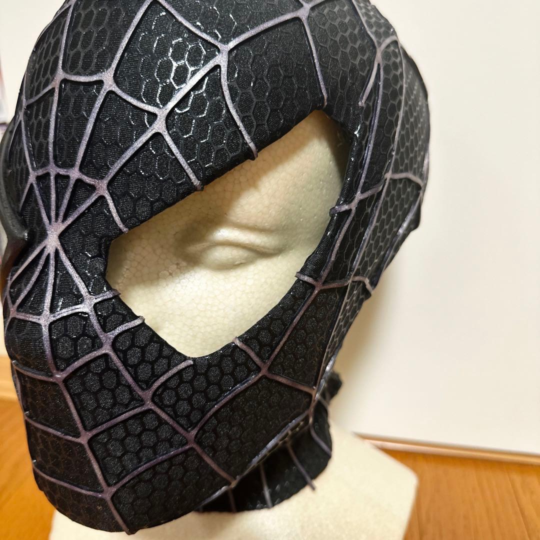 【超激レア入荷】 ブラックスパイダーマン　精巧マスク　1/1 マーベル