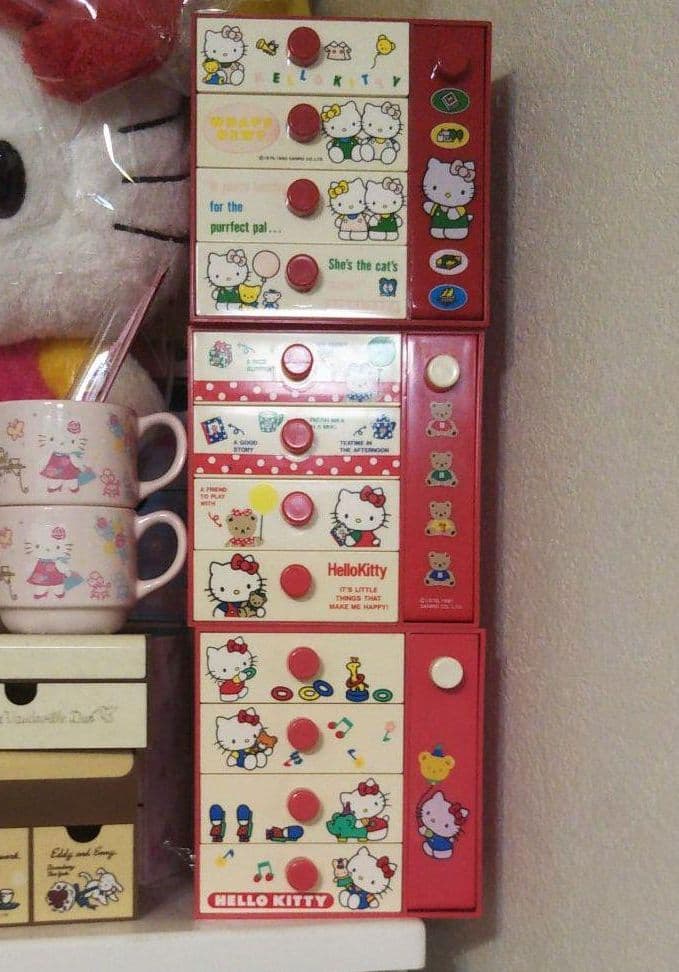 キティちゃん 初期 チェスト 引き出し 1975年1990年