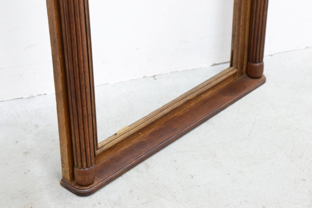 ヴィンテージ オーク無垢材 額 装飾 フレーム オブジェ 木枠 店舗什器