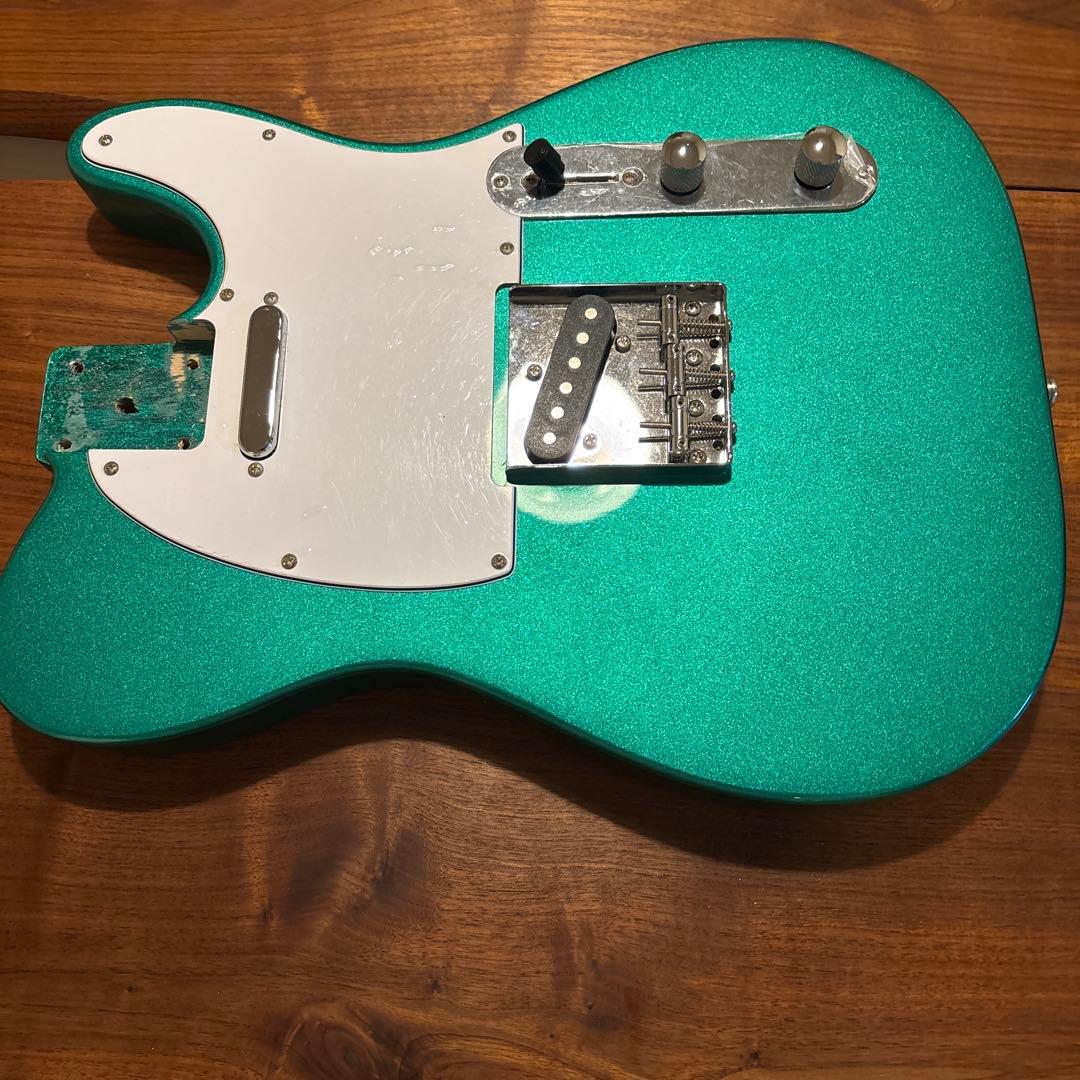 バッカス　テレキャスター　ボディのみ　グリーンメタリック　telecaster