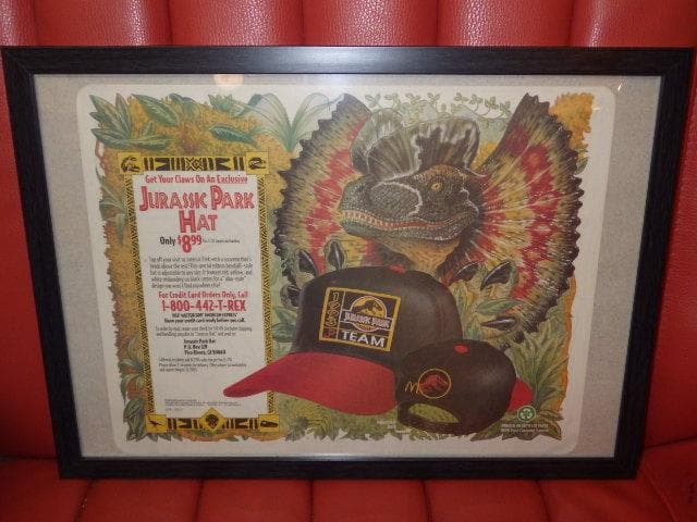 マクドナルド★ポスター★38★ビンテージ★壁掛け★ジュラシックパーク★恐竜