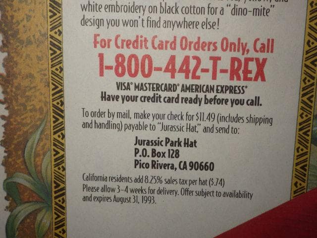 マクドナルド★ポスター★38★ビンテージ★壁掛け★ジュラシックパーク★恐竜