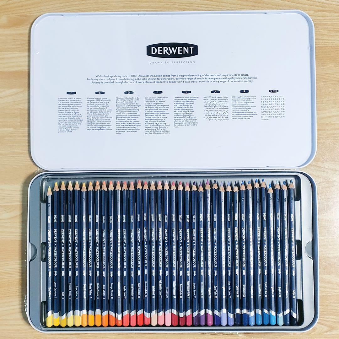 ダーウェント ウォーターカラーペンシル 72色セット 水彩色鉛筆