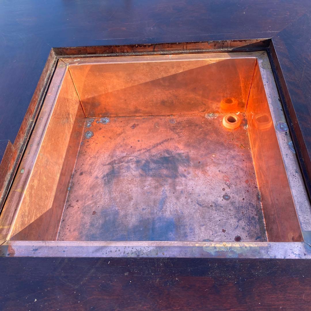 【YO51224】北海道民芸　囲炉裏テーブル　ローテーブル　古民家　（送料込）