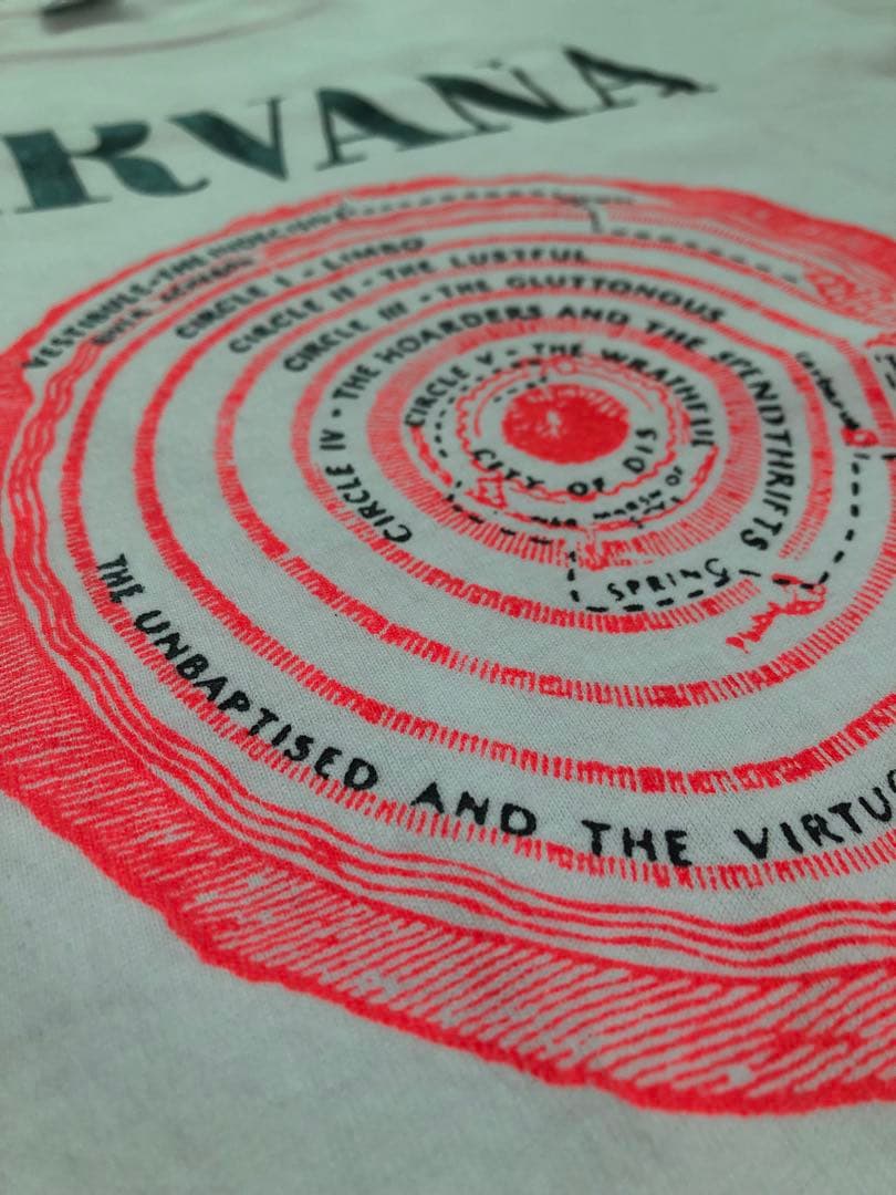 Special!!vintage⭐︎Nirvana ダンテ神曲地獄篇Tシャツ