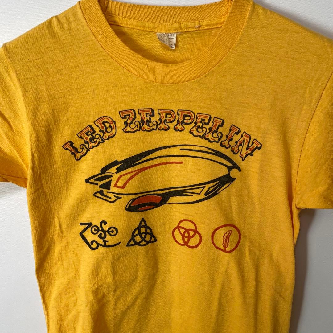 ヴィンテージ レッドツェッペリン USA製 70's バンドTシャツ Sサイズ