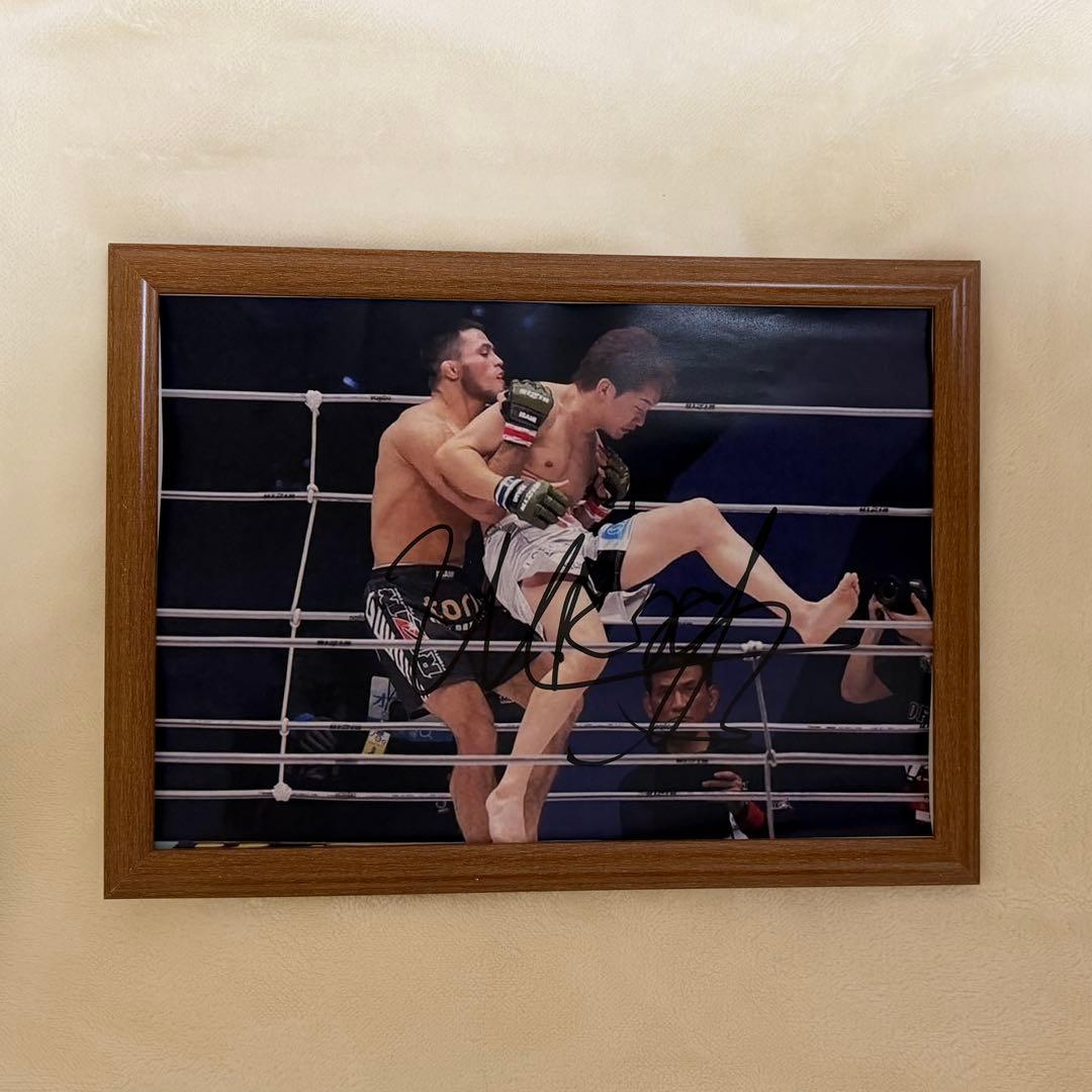 RIZIN シェイドゥラエフ 直筆サイン⑨ 朝倉未来 師走の超強者祭り 男祭り