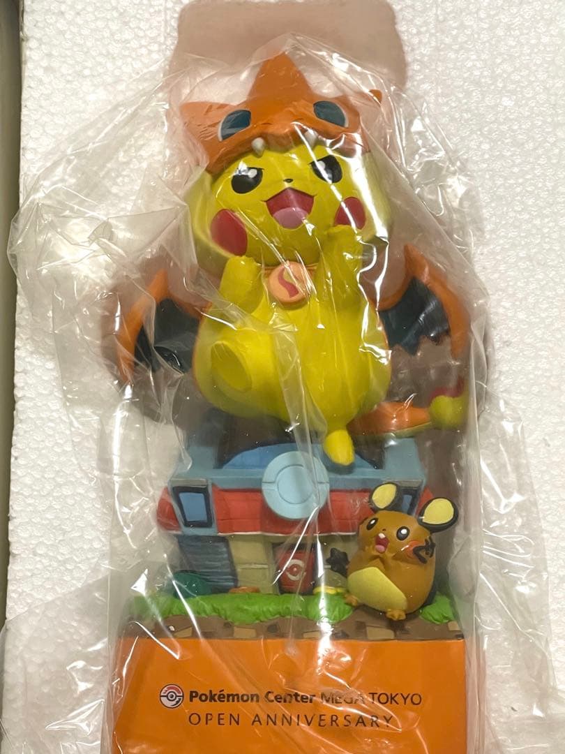 ポケモンセンターメガトウキョー　オープン　ピカチュウ　メガリザードン　オルゴール