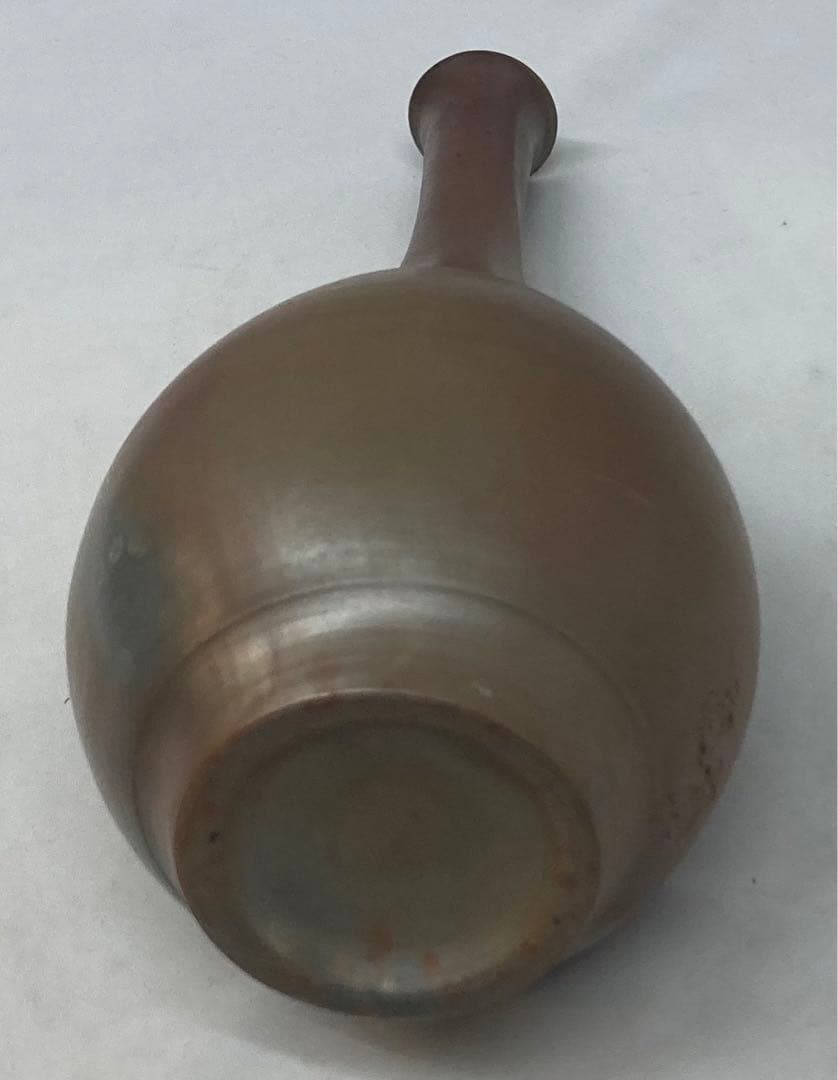 B143  備前花入・砥部白水茶碗・織部蓋置　茶道具3点セット　各共箱