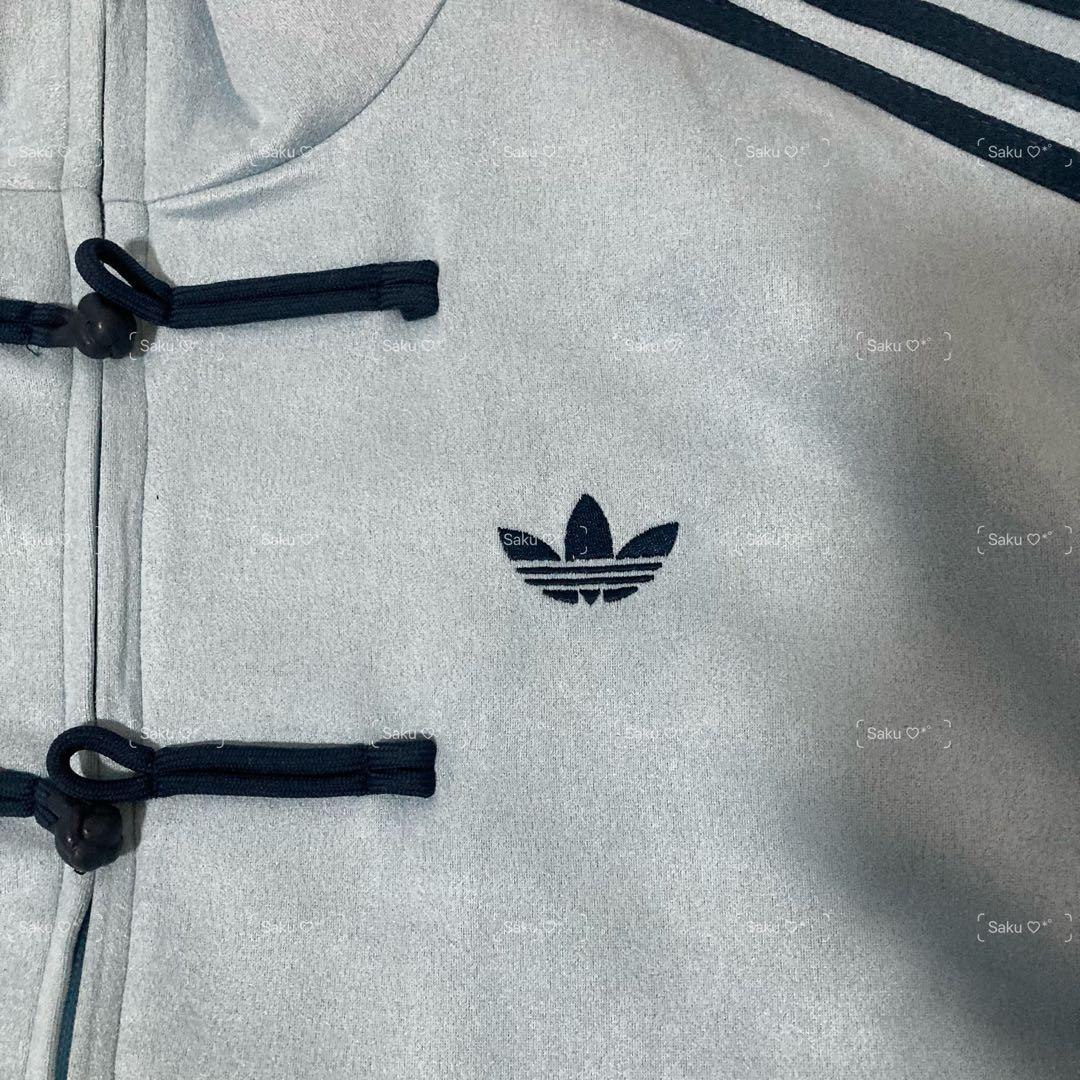 Queen樣専用アディダス 蛇年トラックジャケットライトブルー XLサイズ