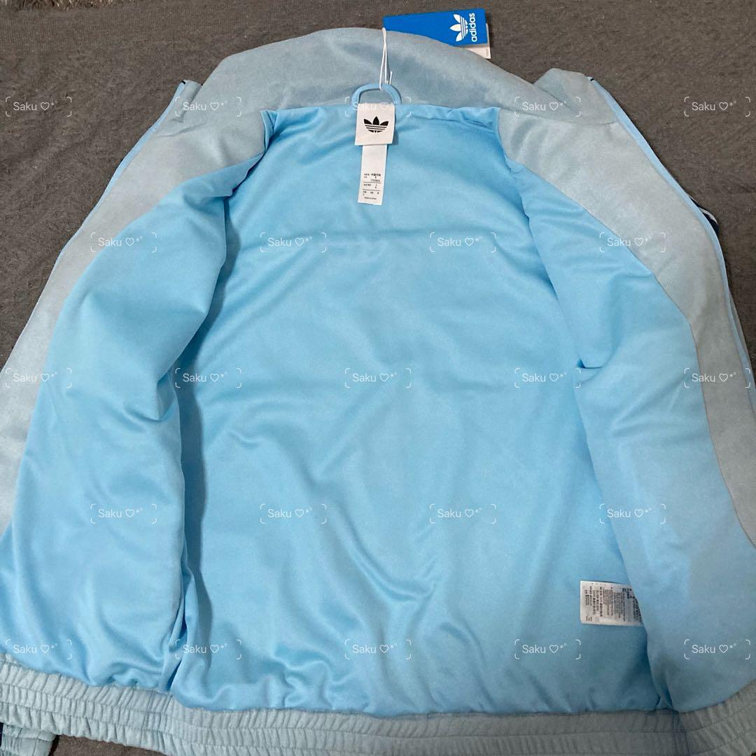 Queen樣専用アディダス 蛇年トラックジャケットライトブルー XLサイズ