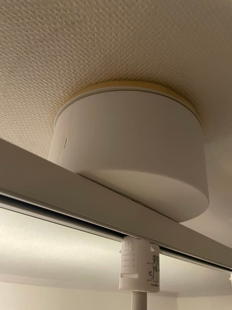 美品　無印良品　システムライト本体＋スポットライト 3灯　ホワイト