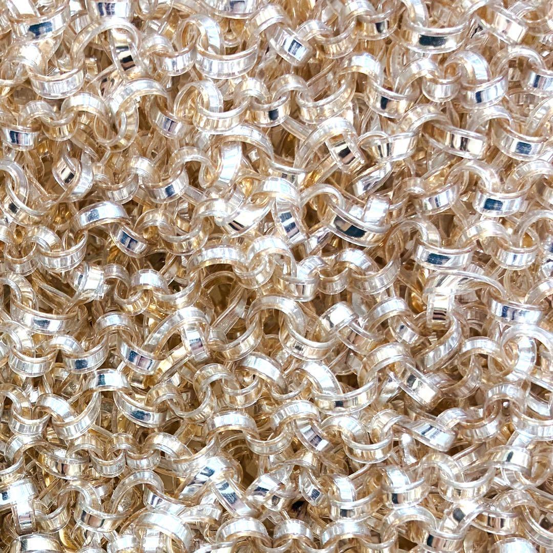 アンテプリマ　ANTEPRIMA ワイヤーバッグ　ハンドバッグ　ゴールド