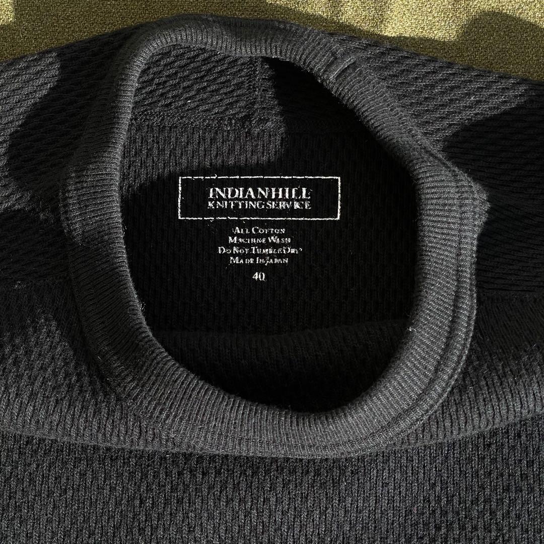 Indian Hill Knitting Service サーマル 黒 40