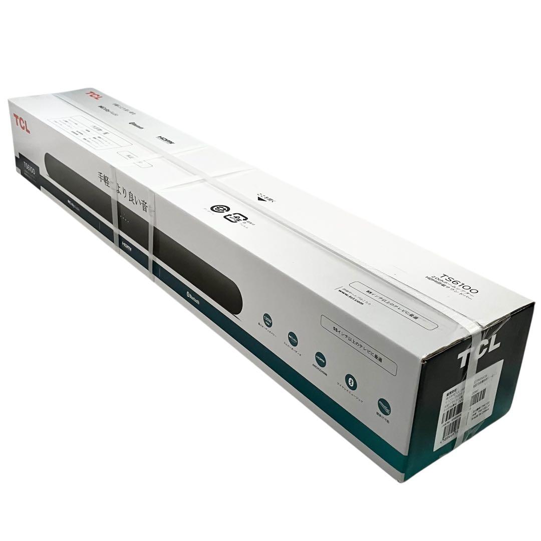 【新品】 TCL 2.0ch サウンドバー TS6100 ブラック スピーカー