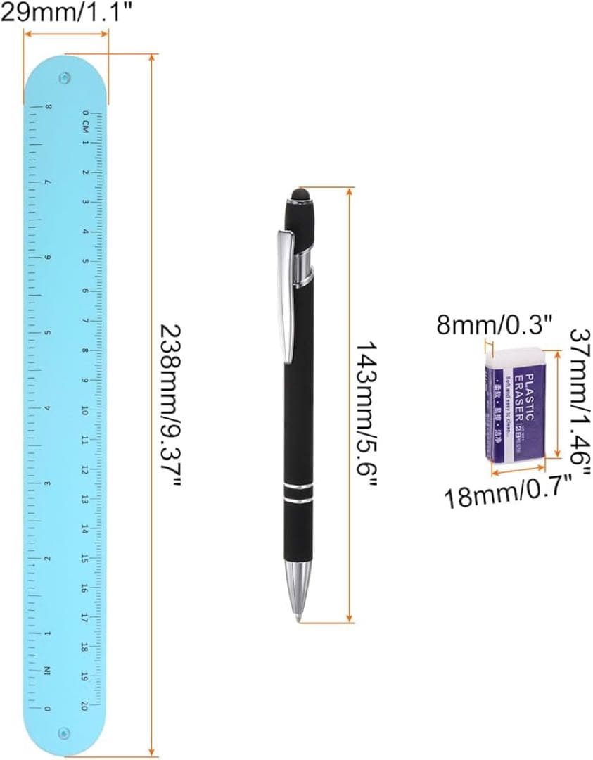 シリコンメモリストバンド 装着型ストラップ ペン 消しゴム付 防水