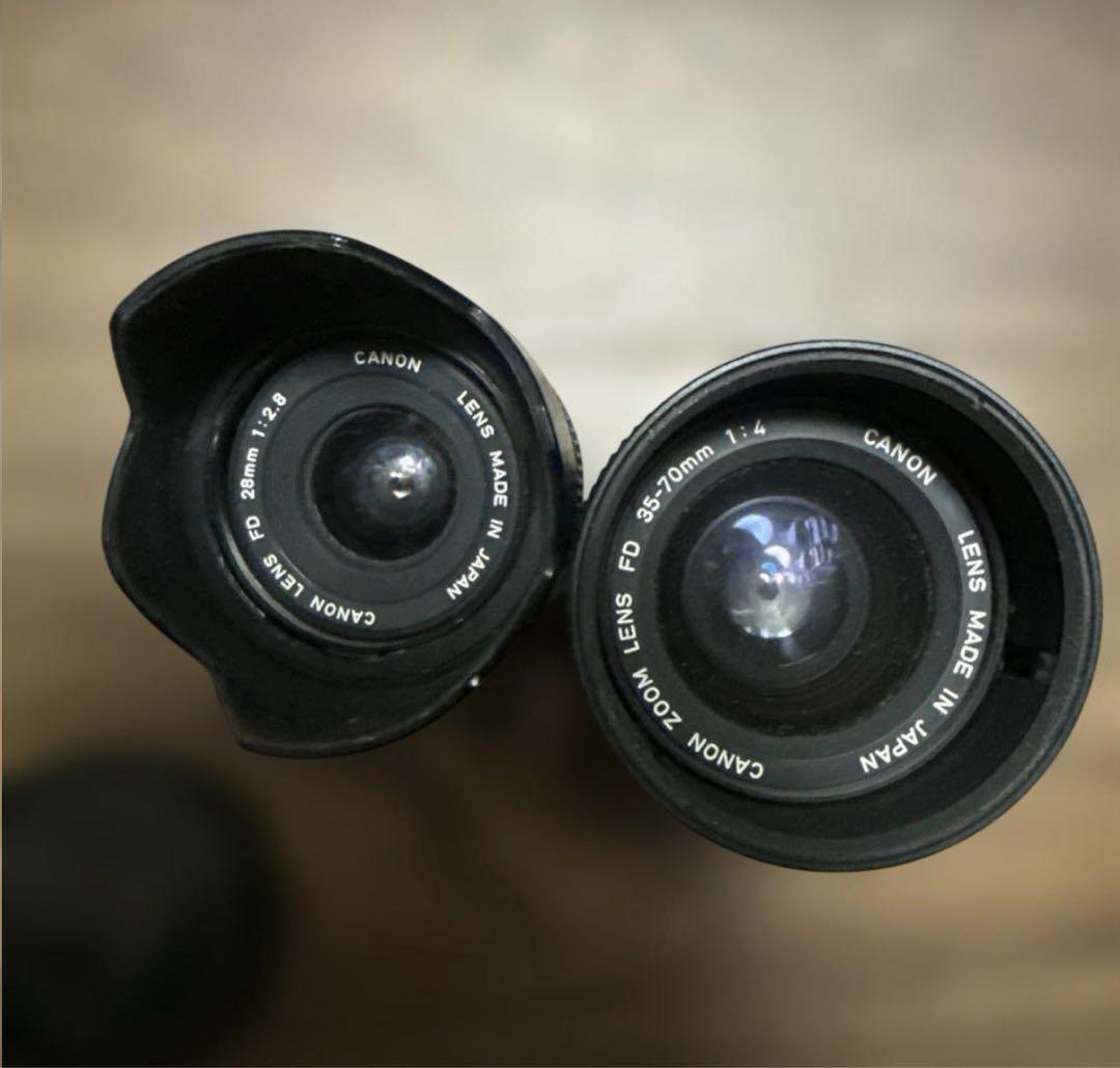 アルミ製カメラケース、カメラ、レンズ、その他装着品セット