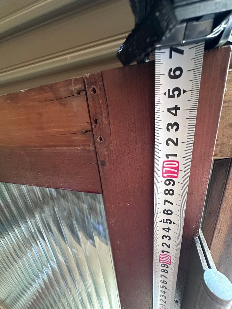 アンティーク建具 モールガラス戸(のんちゃんさん専用)