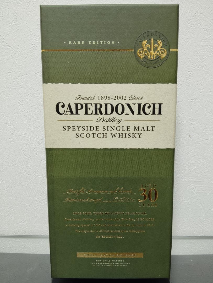 キャパドニック 30年 ウイスキー 700ml シークレットスペイサイド ３０年