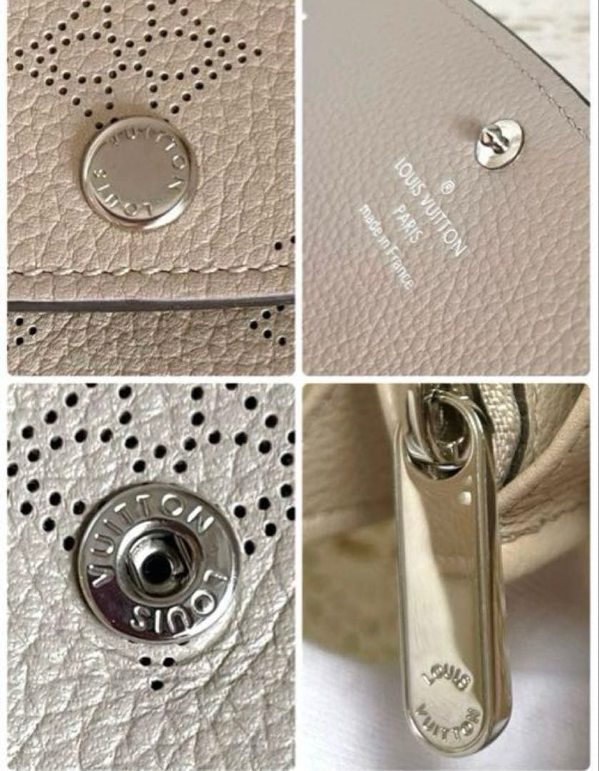 未使用級　ルイヴィトン　マヒナ ポルトフォイユ イリス ガレ