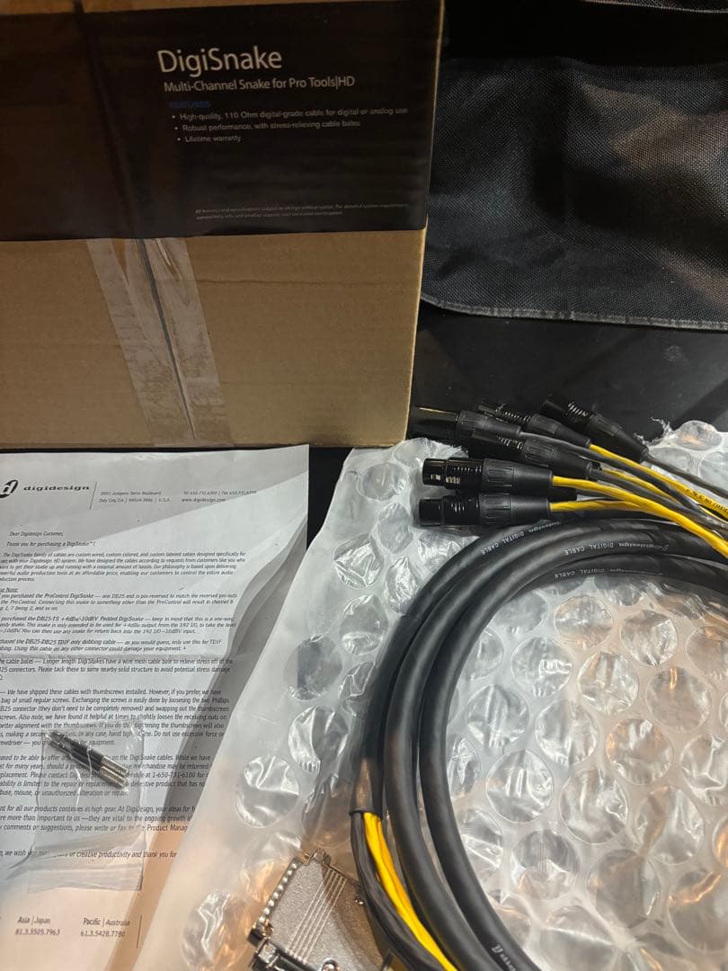 配信機器・PA機器・レコーディング機器 Digidesign (AVID) AES/EBU DigiSnake 12'