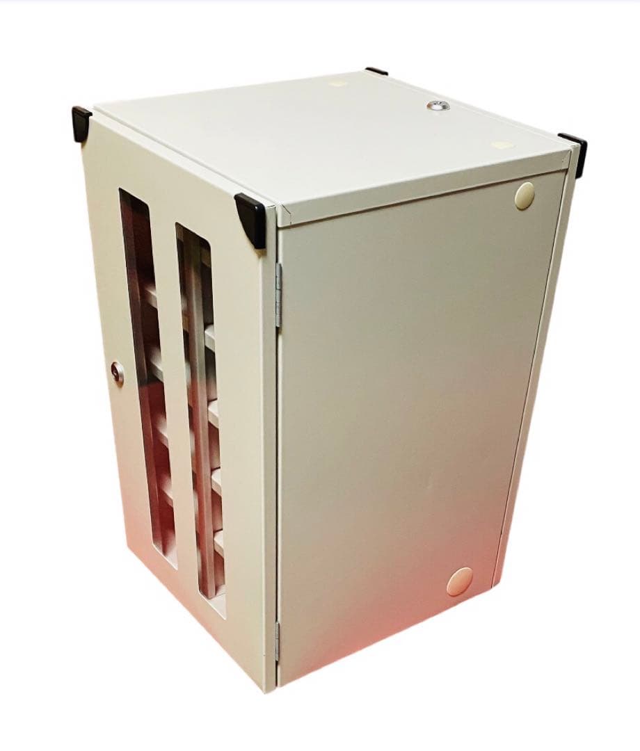 【TRUSCO】スマホ デジカメ収納ロッカー 12台用 SPL-12 鍵付