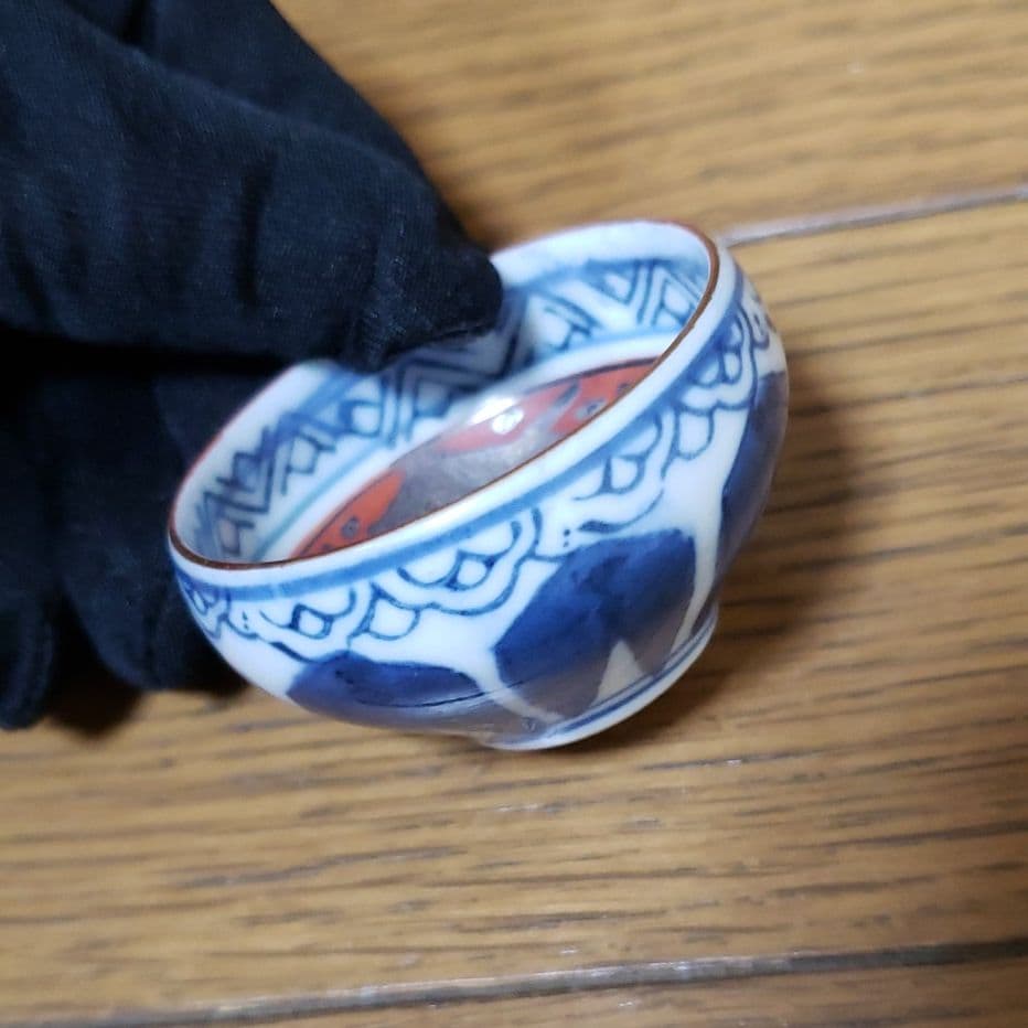 九谷焼のお猪口のセット　骨董品