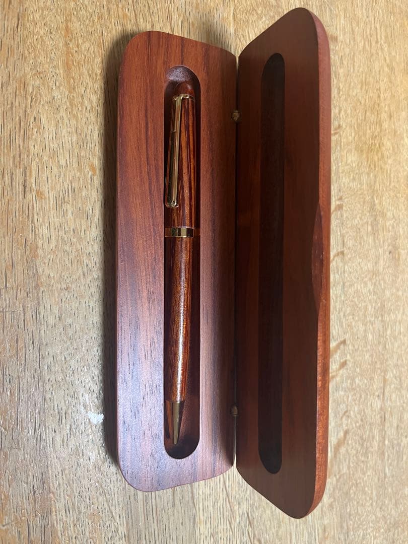 木製ボールペン　ビンテージ(ブランド不明)