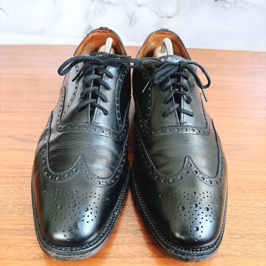 Church's チャーチ ウイングチップ メダリオン 黒　90F