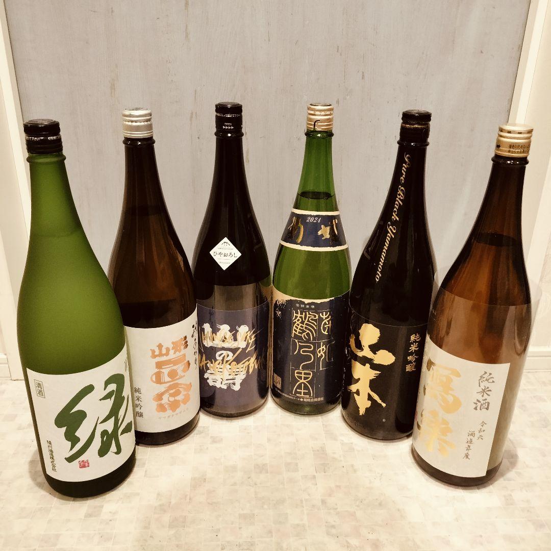 日本酒　一升瓶　6本セット　菊姫や冩樂など　4