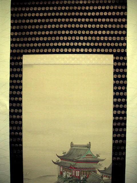 ♥掛軸　日本画　 尾竹 越堂 　掛け軸　骨董品