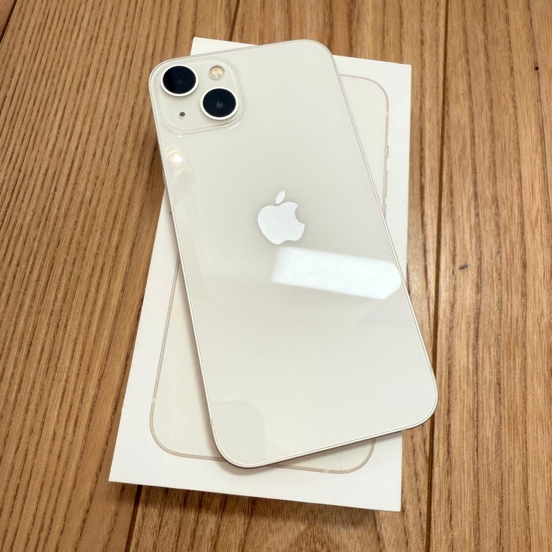 iPhone13 256㎇ スターライト 美品 バッテリ残量83% SIMフリー