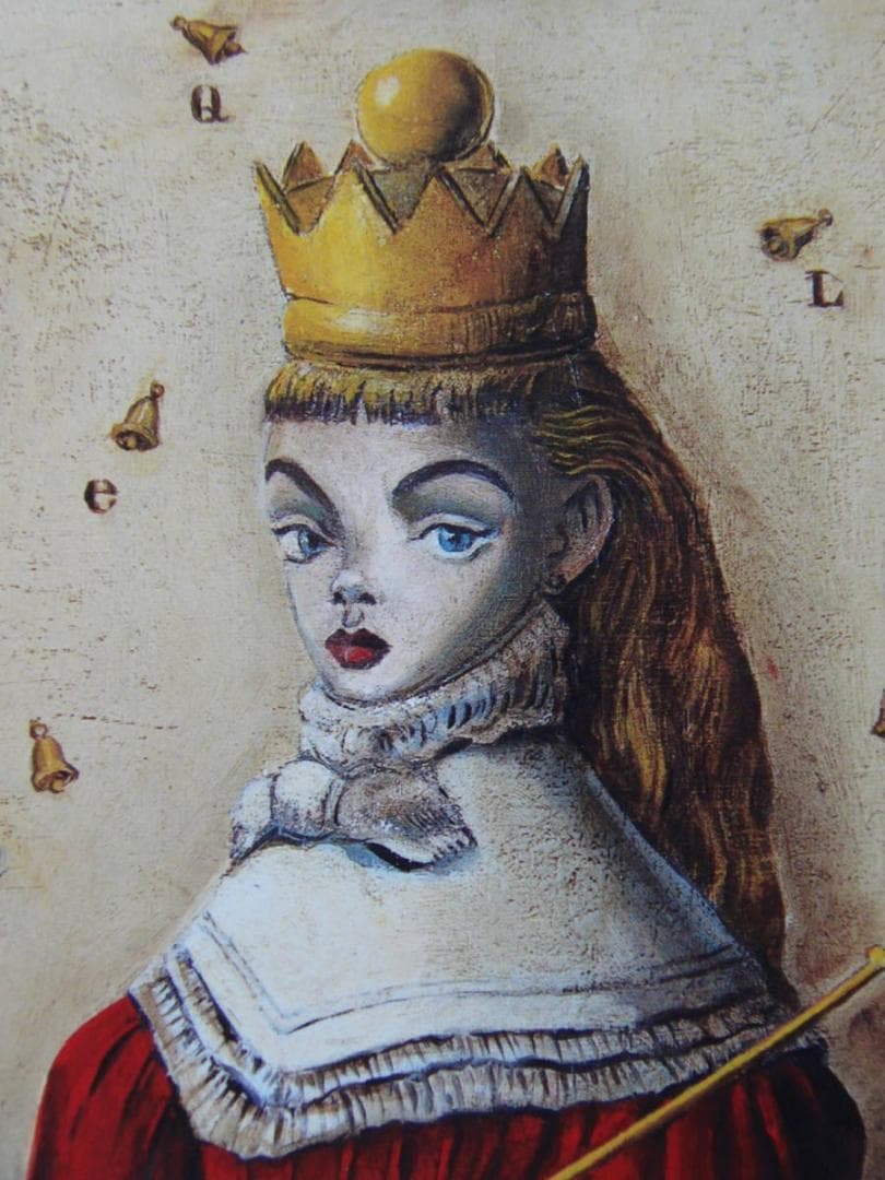 金子 國義、王女に扮したアリス、厳選、希少画集・額装画、ファンタジー