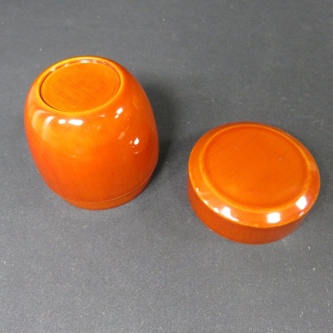 棗 なつめ 茶入れ セット 3つ 茶道具 飛騨春慶塗 木箱 共箱