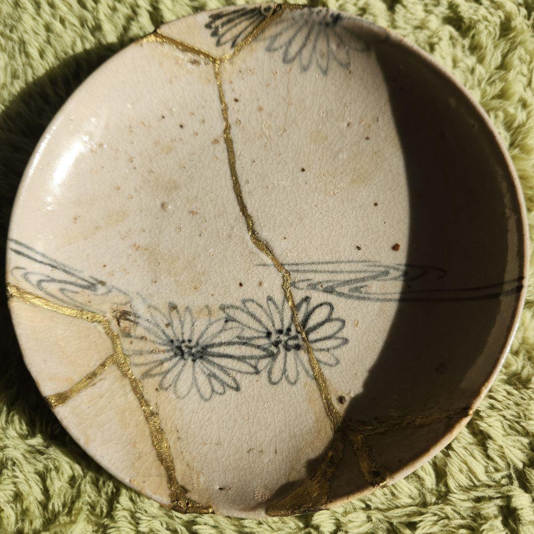 初期伊万里小山路窯金継ぎ中皿