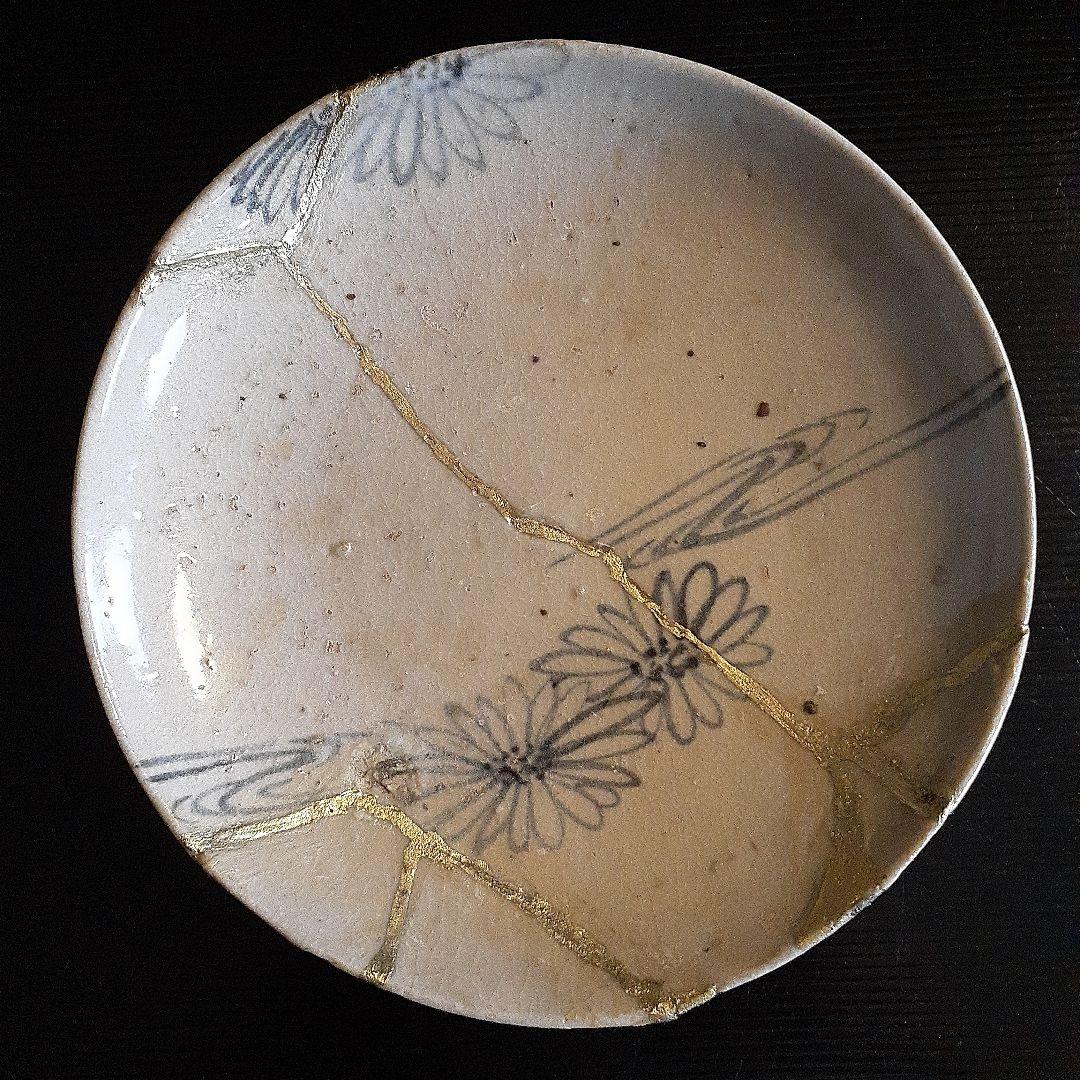 初期伊万里小山路窯金継ぎ中皿