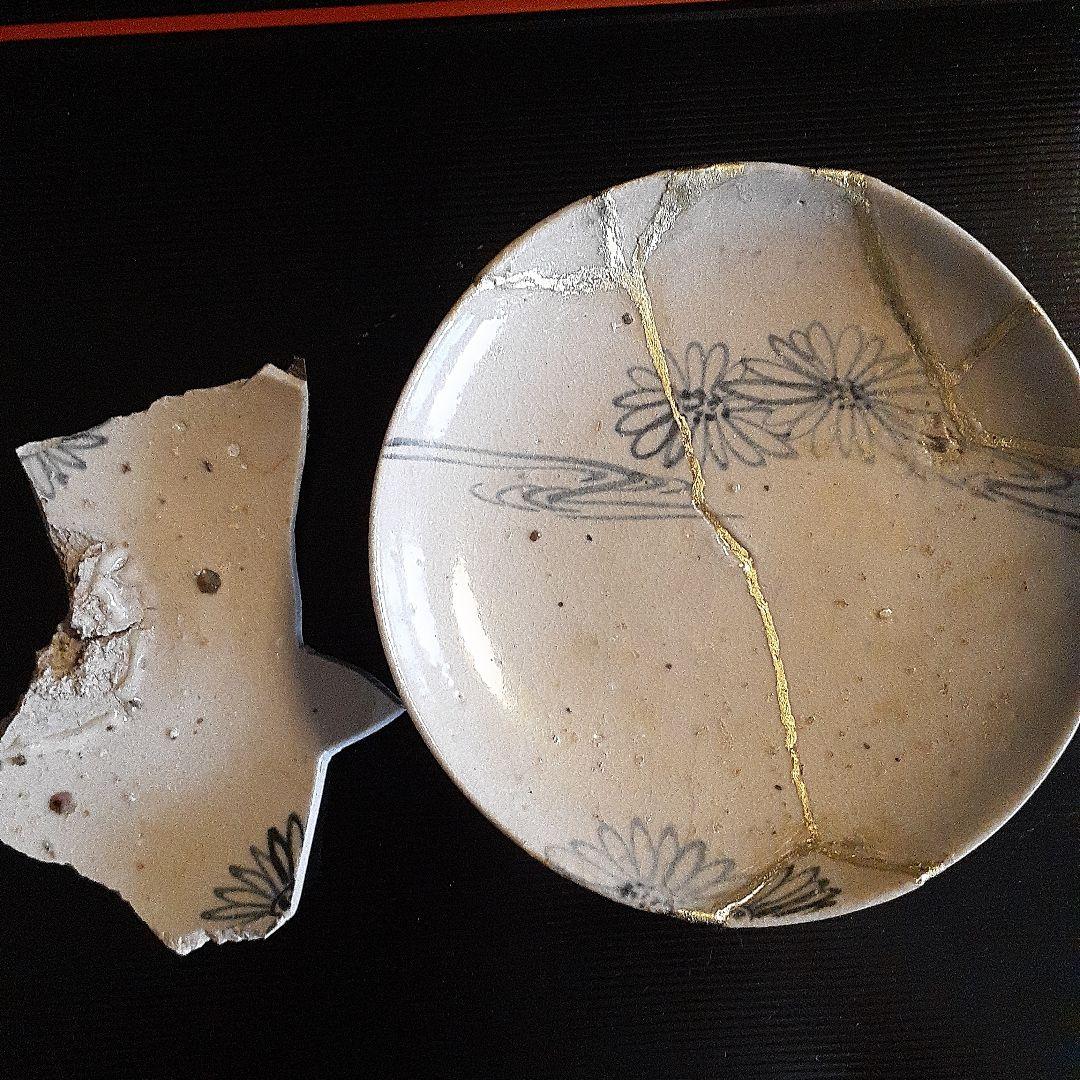 初期伊万里小山路窯金継ぎ中皿