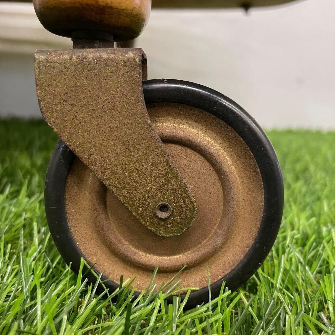 ワゴン キッチンワゴン イタリア製 アンティーク　象嵌