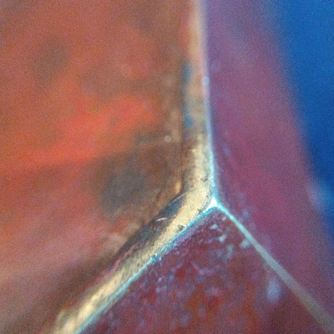 六角形の金属製灰皿　アンティーク　レトロ　記念品