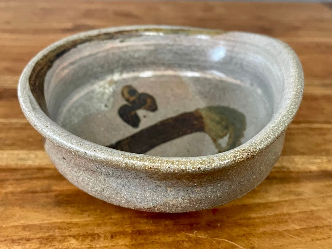 絵唐津沓茶碗 裏千家十六代坐忘斎書付箱 唐津茶碗 検/古唐津 皮鯨 絵唐津茶碗